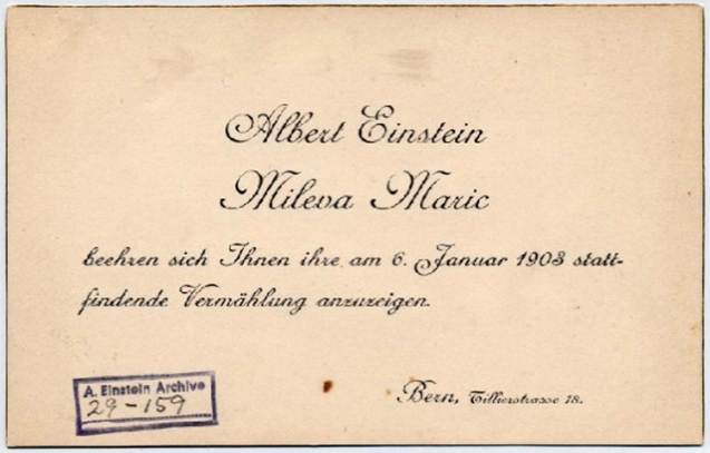 Mileva Marić i Albert A.